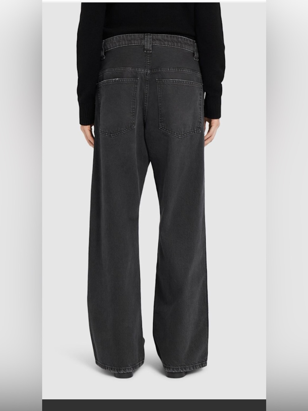 KHAITE MID RISE STRAIGHT LEG JEANS - Picture 2 of 4